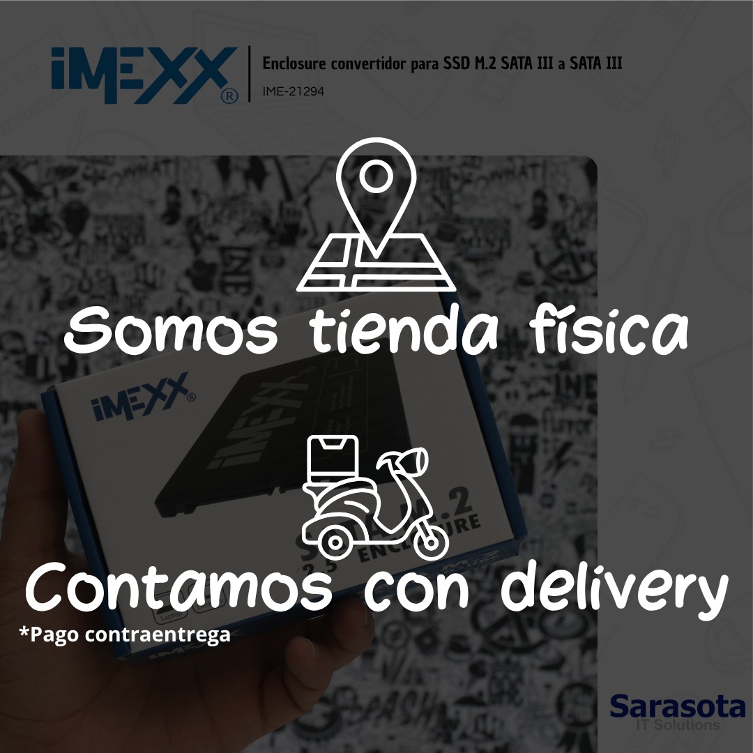 accesorios para electronica - imexx Enclosure solo acepta M.2 SATA (no NVMe)  3