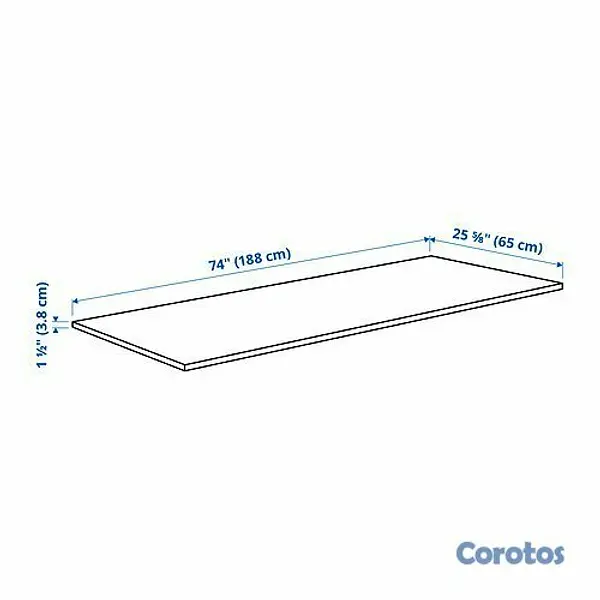 muebles y colchones - Vendo Escritorio Ikea con Tope Encimera 5