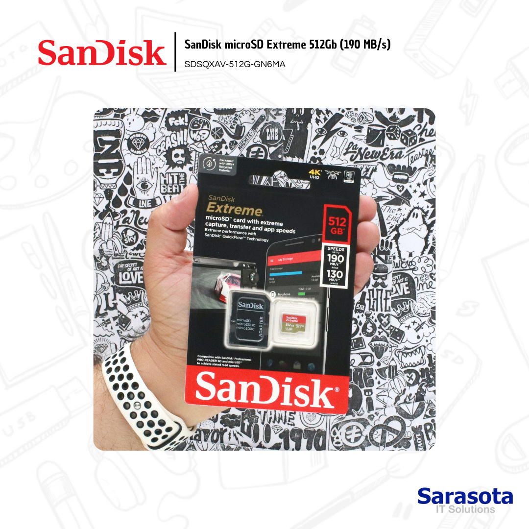 accesorios para electronica - MicroSD 512Gb SanDisk Extreme (190 MB/s)