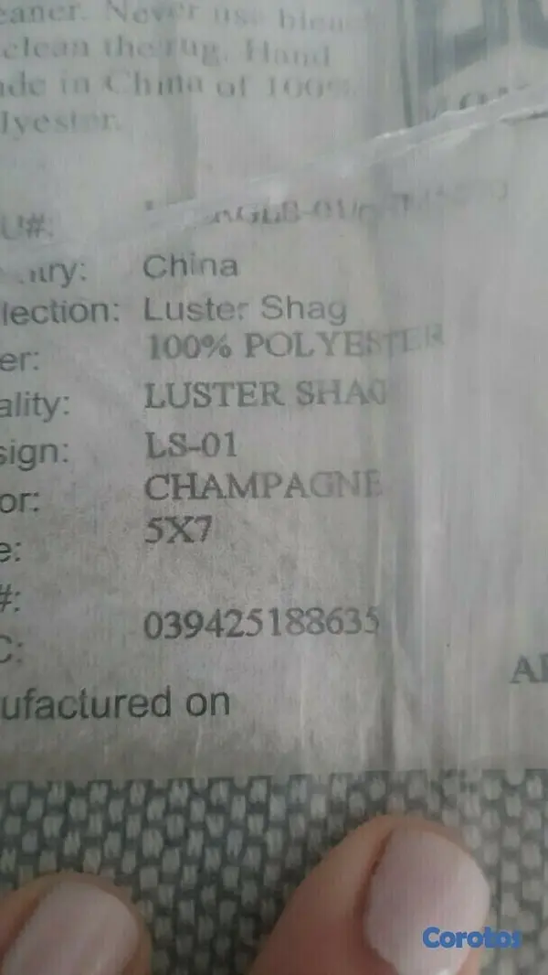 decoración y accesorios - Se vende alfombra Momeni Luster Shag LS-01Champagne color 6