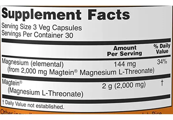 Salud y Equipamiento Médico - Treonato Magnesio 90 Caps Now 2