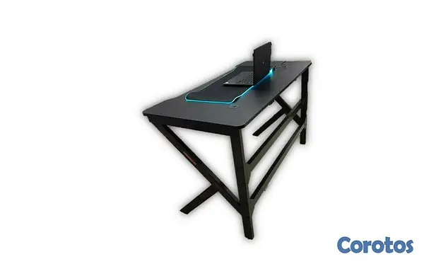 muebles y colchones - Mesa escritorio gamer ergonomico para computadoras 4