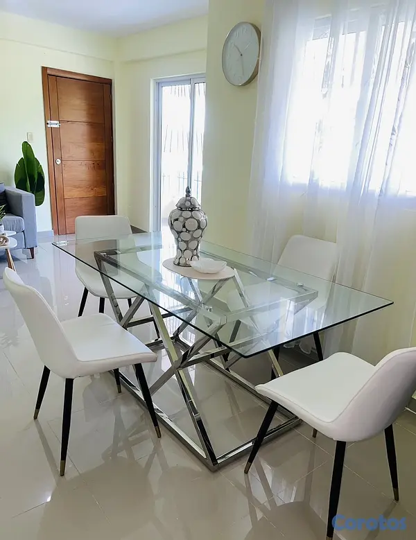 muebles y colchones - Mesa de cristal / Comedor  3