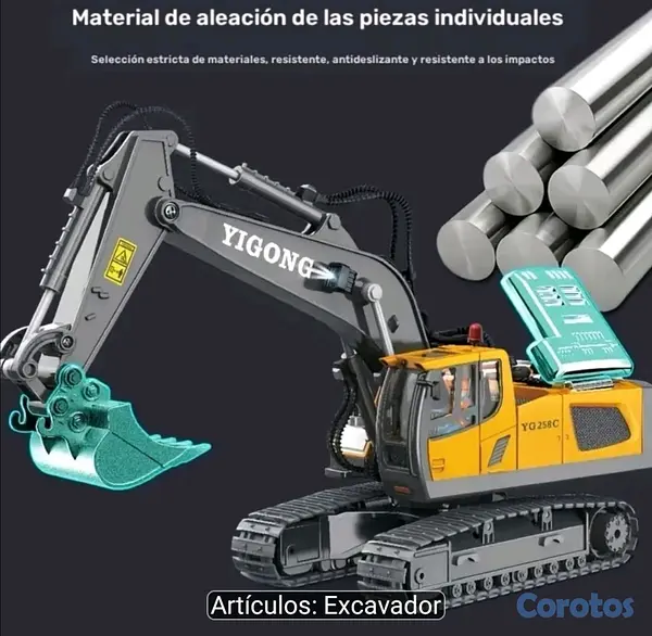 juguetes - Excavator control remoto  5