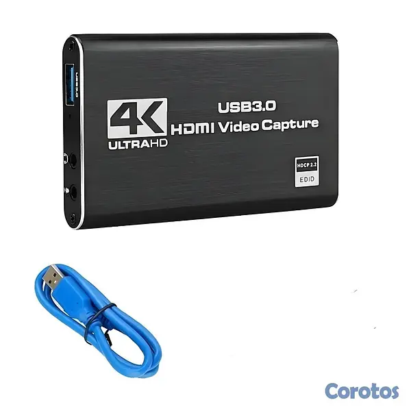 accesorios para electronica - Capturadora de Video 4K USB 3.0 – Streaming y Grab 6