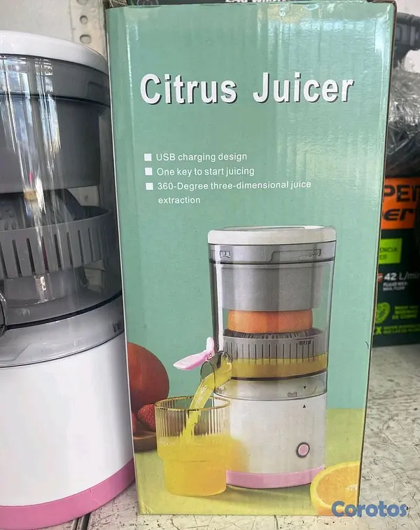 electrodomesticos - *EXPRIMIDOR DE JUGO*

EXPRIMIDOR DE JUGO
NUEVO
EXPRIMIDOR DE JUGO RECARGABLE

 3