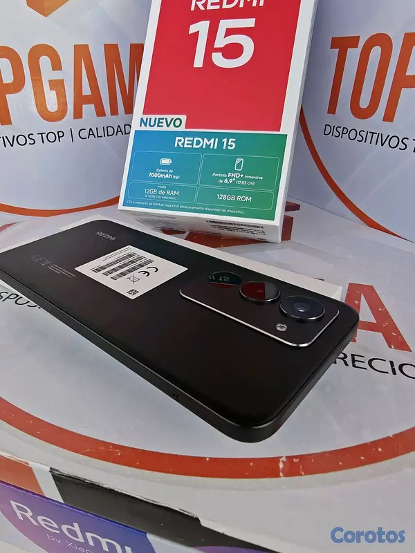 celulares y tabletas - REDMI 15, 6GB RAM 128GB ROM 5