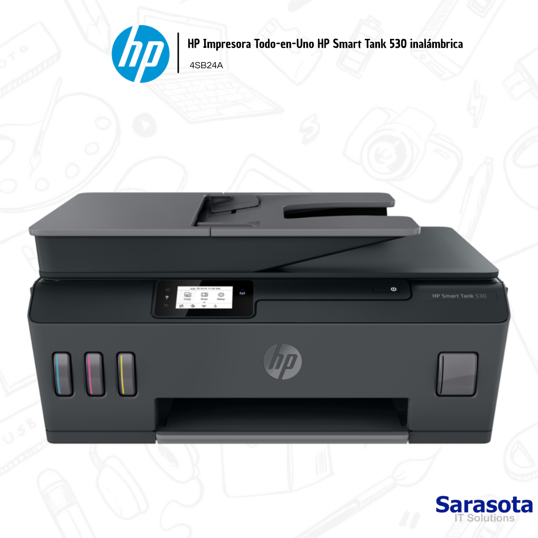 accesorios para electronica - HP Impresora Todo-en-Uno HP Smart Tank 530 inalámb 0