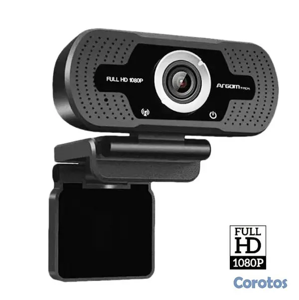 camaras y audio - Webcam Full HD 1080P Argom + TRÍPODE Y MICRÓFONO 4