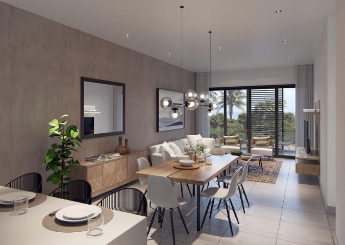 apartamentos - Proyecto en venta Punta Cana #24-1763 tres dormitorios, salón de usos multiples
 2