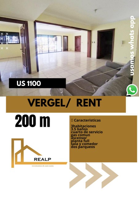 apartamentos - Apartamento 3hab vergel 0