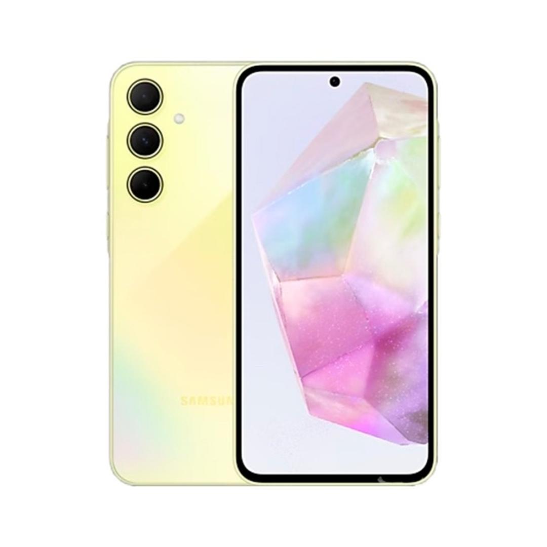 celulares y tabletas - Samsung a35 5g sellado 
color amarillo 
128gb
