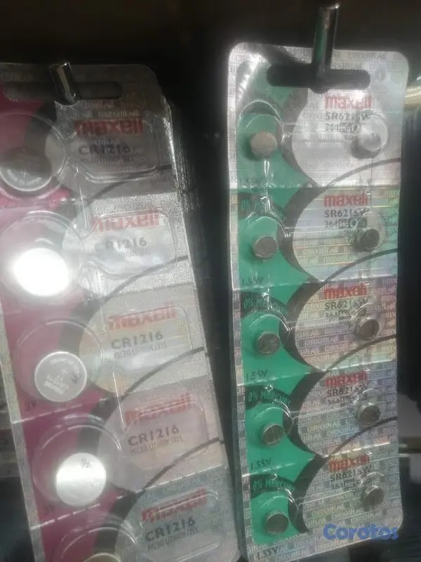 accesorios para electronica - Cajas pilas 377 371 y mas de marca Maxell original 6