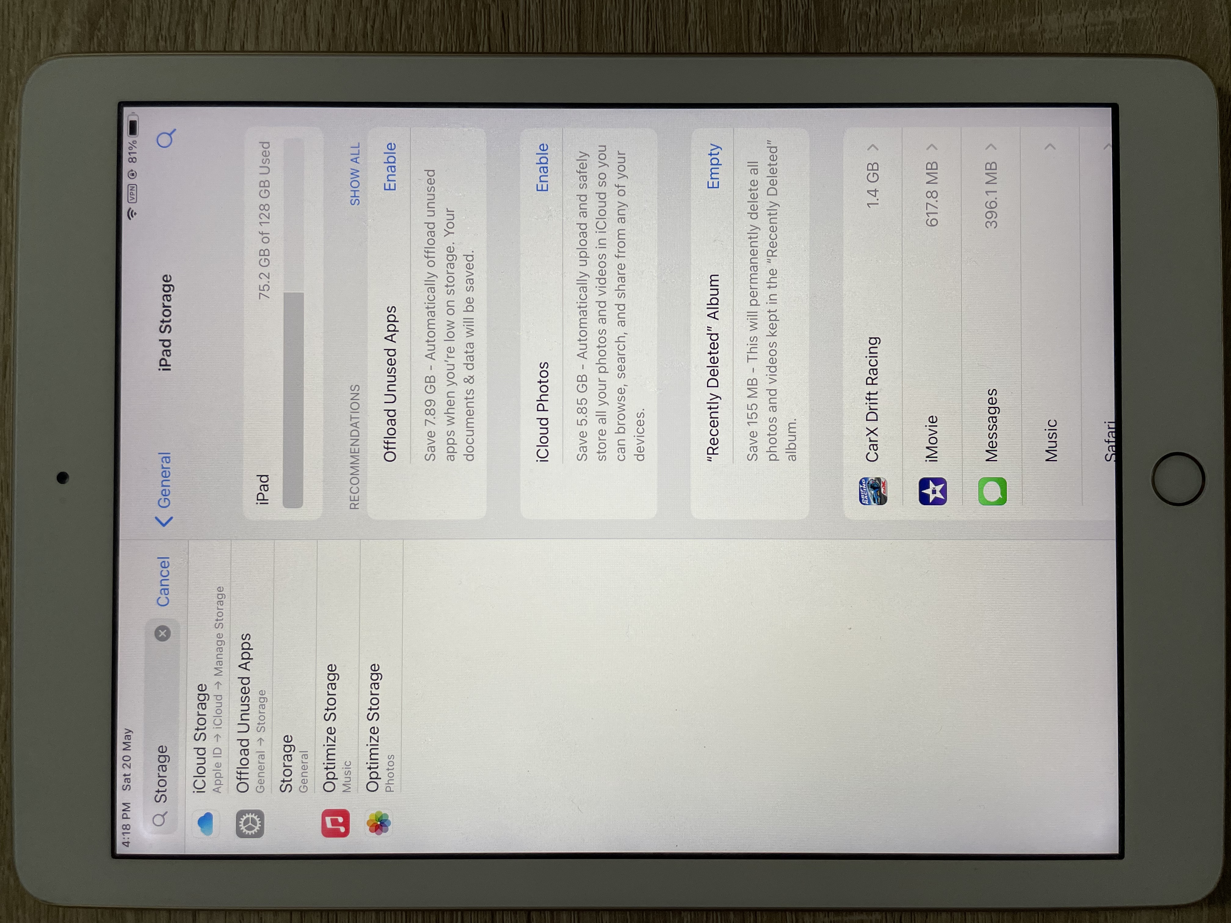 celulares y tabletas - IPad 5ta Generación (128gb) 2