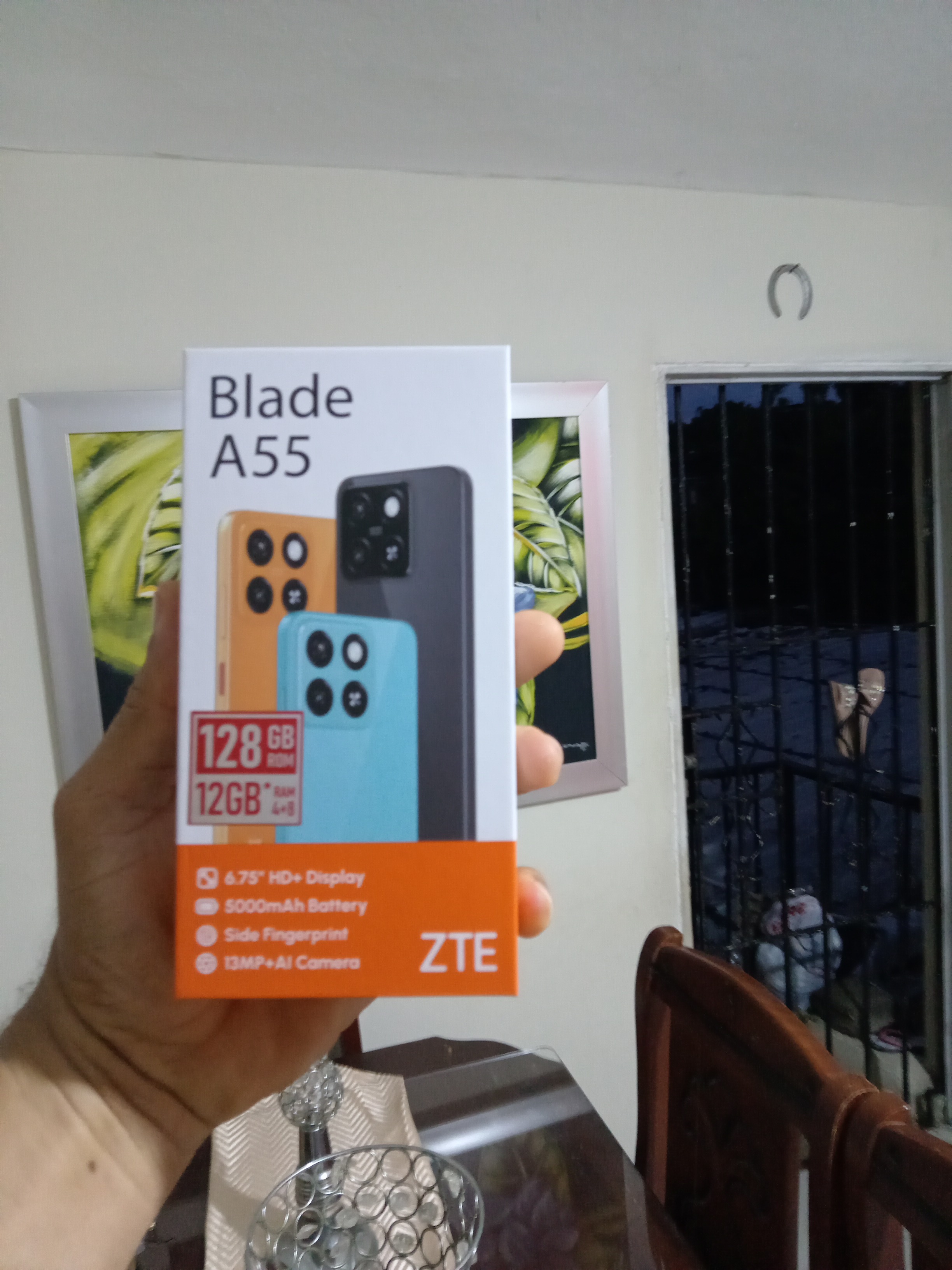 celulares y tabletas - ZTE blade A55 128gb almacenamiento  0