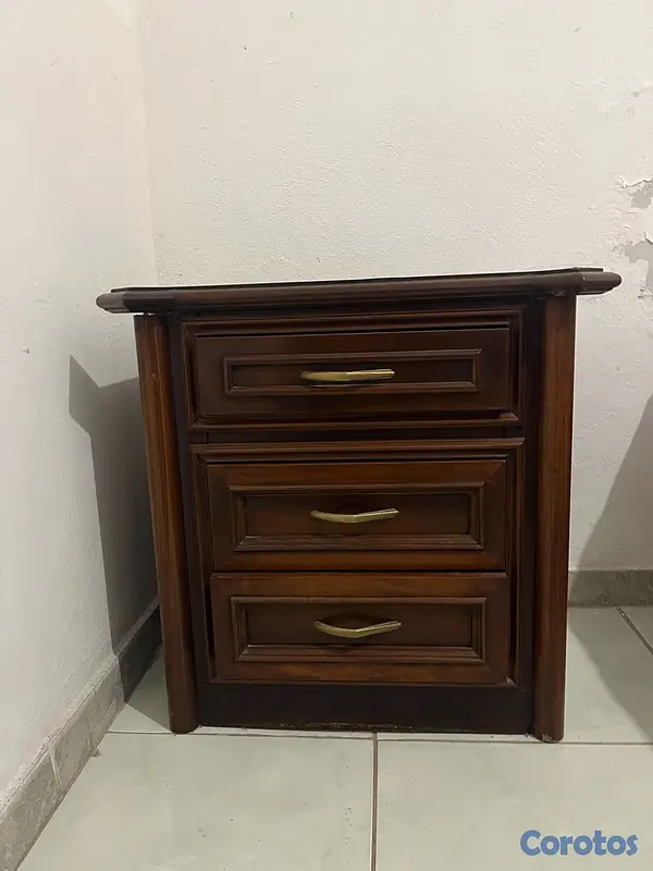 muebles y colchones - juego de habitación en caoba 
 3