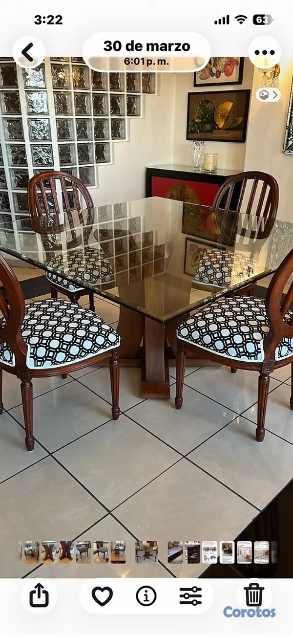 muebles y colchones - Se vende juego comedor 6