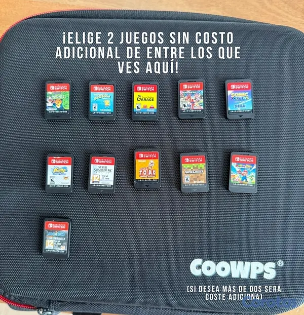 consolas y videojuegos - Nintendo Switch OLED Completa + Estuche + Juegos  4