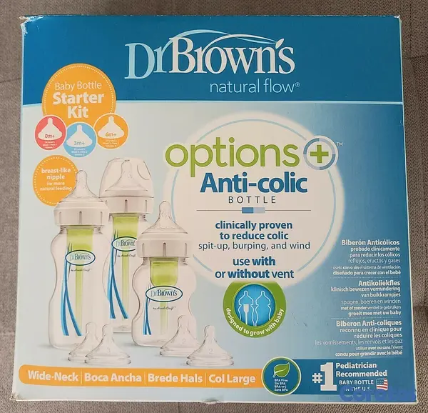 cuidado y nutricion - Biberones NUEVOS anticolicos Dr Brown 2