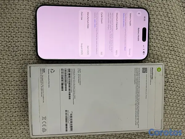 celulares y tabletas - IPHONE 16 PRO MAX BLACK TITANIUM 6