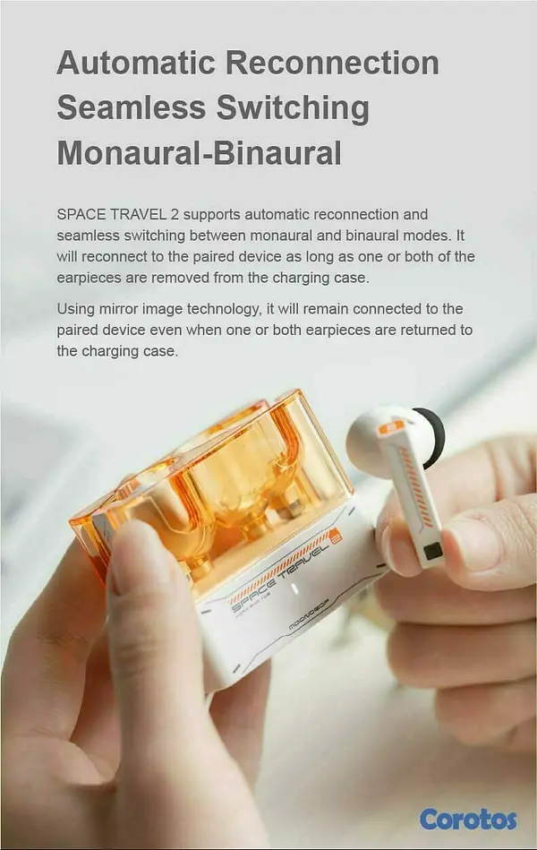 camaras y audio - Moondrop Space Travel 2 TWS Earbuds Bluetooth 6.0 9