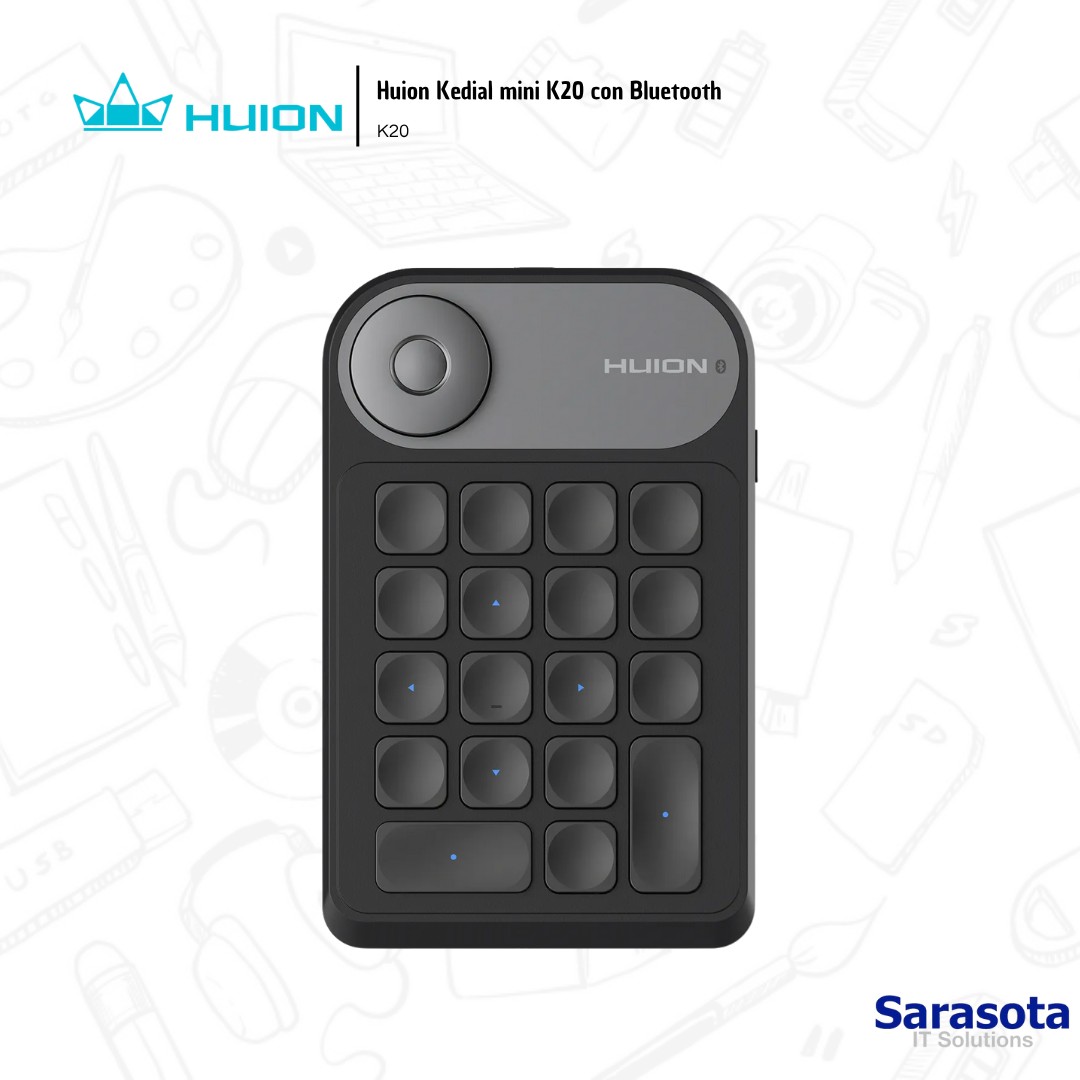 accesorios para electronica - Huion Kedial mini K20 con Bluetooth  1