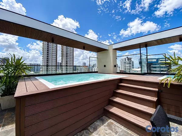 apartamentos - Vendo Apartamento Torre Moderna de 1H en Serralles 3