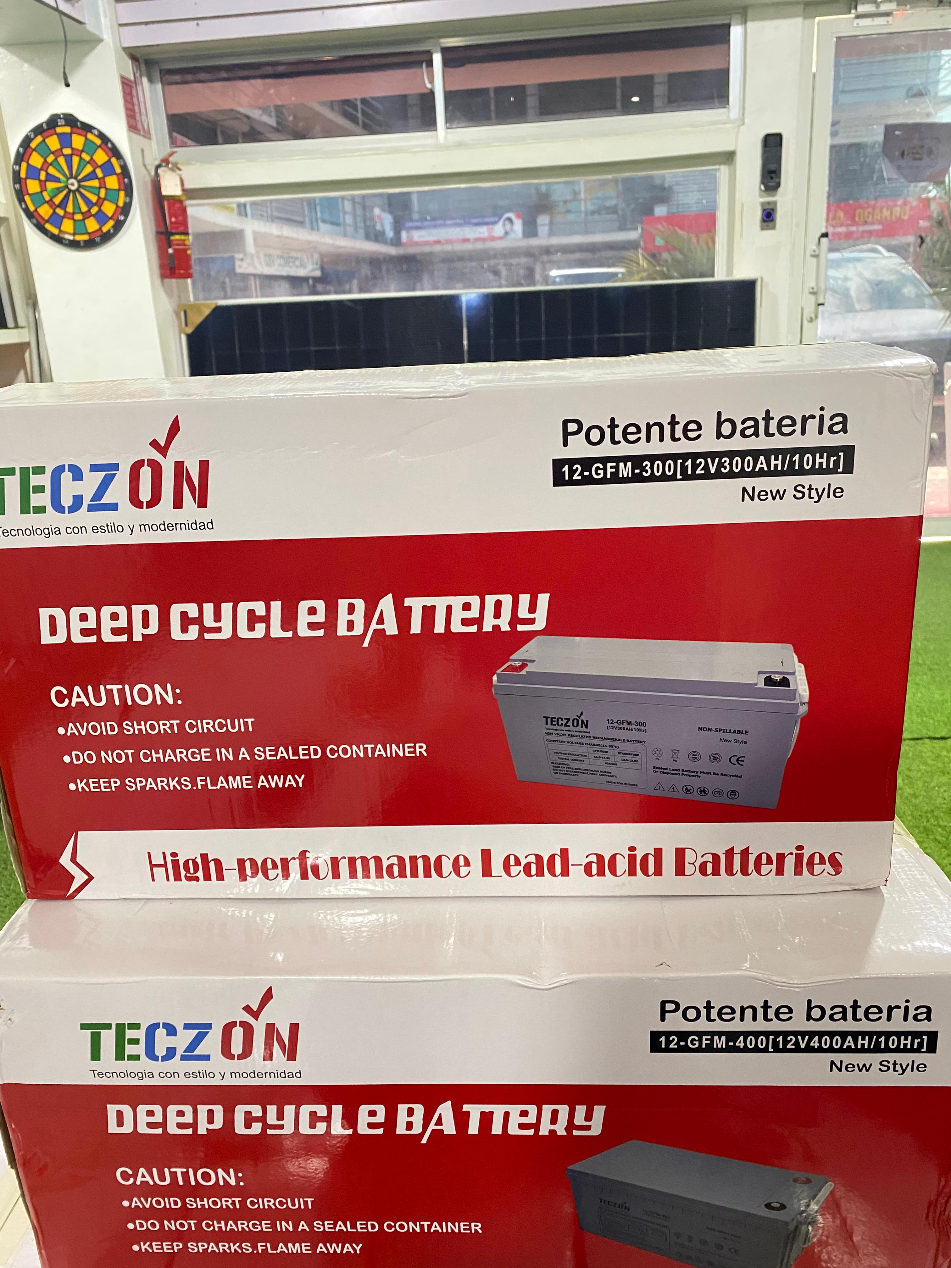 otros electronicos - Baterías Teczon libres de mantenimiento 12 volt/ 300 AH disponible ✔️ 0