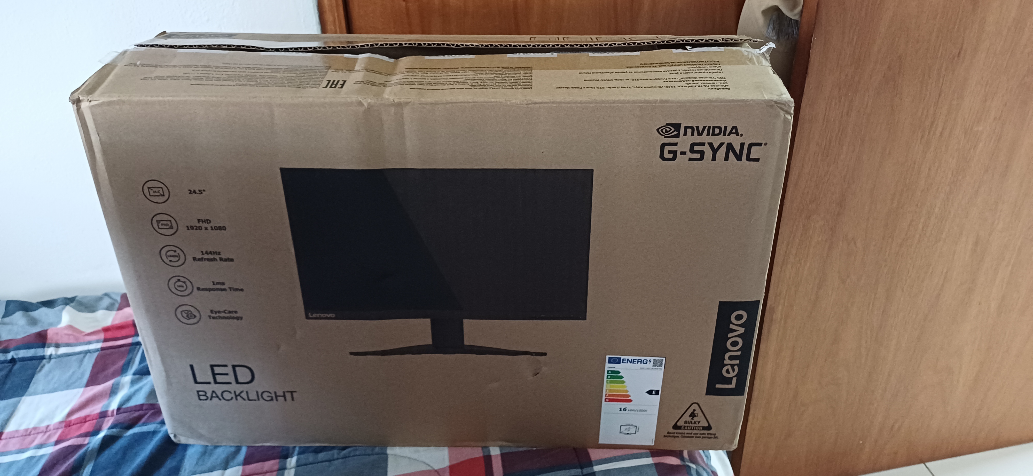 consolas y videojuegos - Monitor Lenovo 24.5" 144hz , 1ms de respuesta. 6