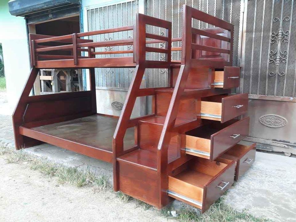 muebles y colchones - Camarote en madera con gavetas  0