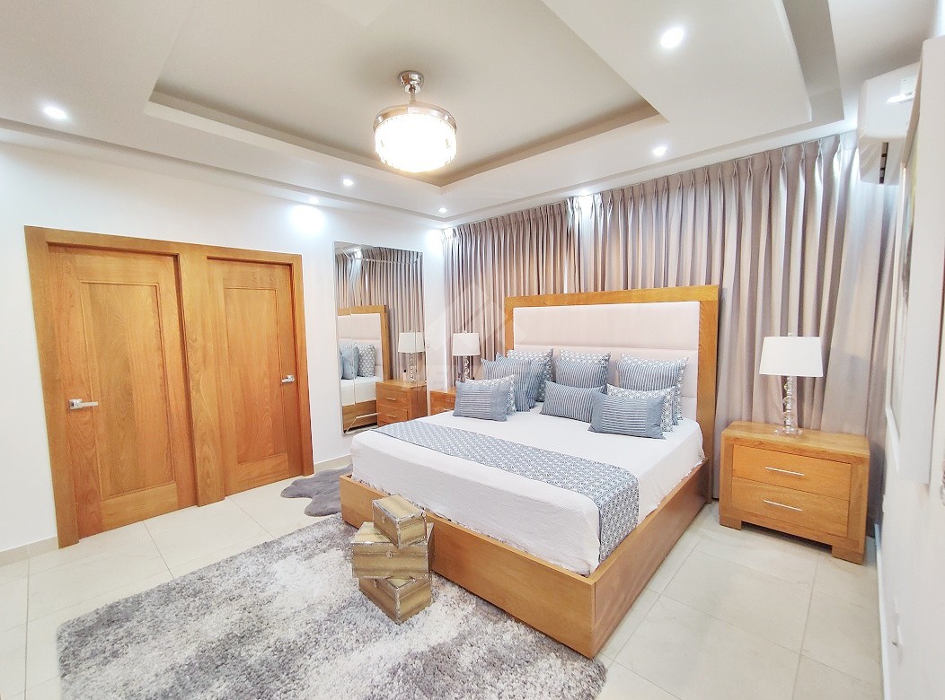 apartamentos - AMUEBLADO CON PISCINA GIMNASIO Y AREA SOCIAL JARDINES DEL ESTE SANTIAGO  5