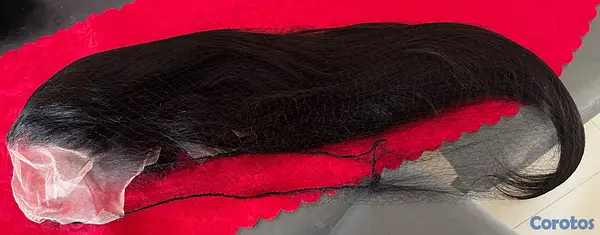 joyas, relojes y accesorios - Peluca Lace Front Cabello Humano Largo 100% Natural 13&6 30” - 200% D Glueless  5