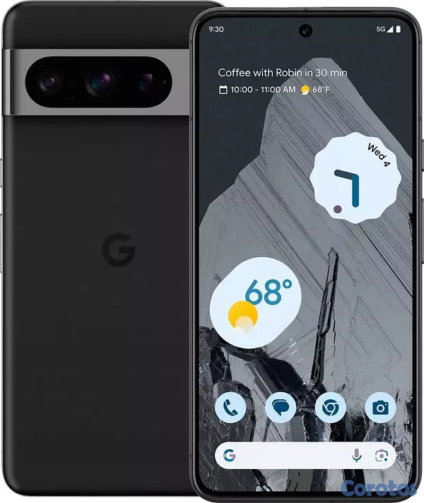 celulares y tabletas - Vendo teléfono Google Pixel 8 con raya en la Panta 3
