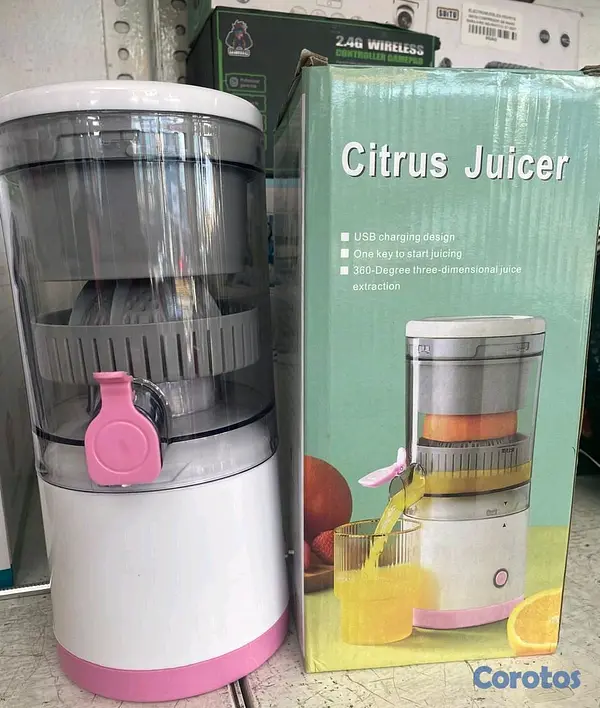 electrodomesticos - *EXPRIMIDOR DE JUGO*

EXPRIMIDOR DE JUGO
NUEVO
EXPRIMIDOR DE JUGO RECARGABLE

 4