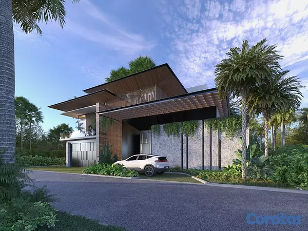casas vacacionales y villas - Villa en Cap Cana en Plano con Plan de pagos y facilidades  8