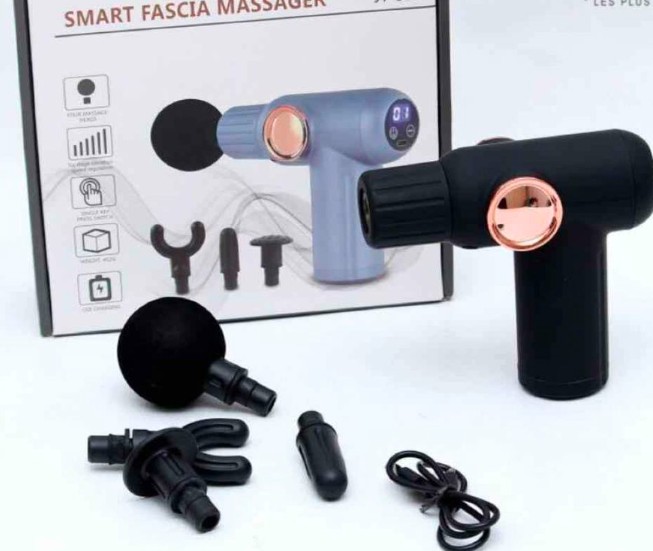 salud y belleza - Pistola de masajes Masajeador recargable inteligente  jy-511 2