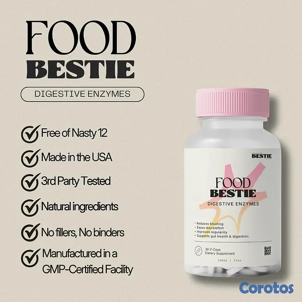 Salud y Equipamiento Médico - enzimas digestivas Food Bestie 2