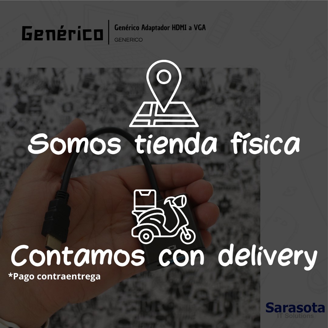 accesorios para electronica - Adaptador HDMI a VGA  2