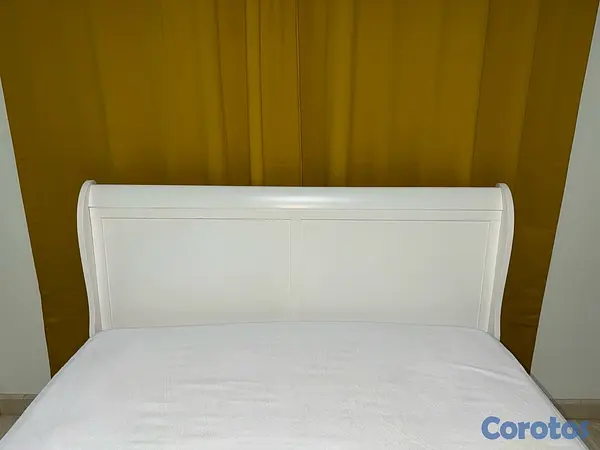 muebles y colchones - Cama Queen matrimonial (armazón de Pino + colchon/base Sealy postopédico) 7
