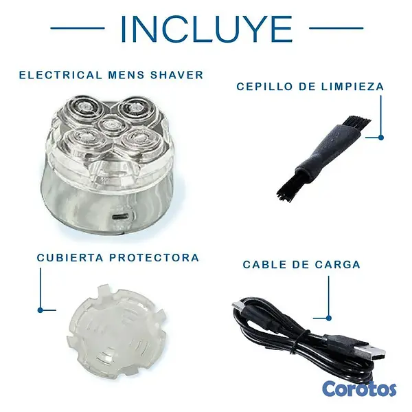 salud y belleza - Ez Silver Shaver afeitadora inalámbrica y recargab 2