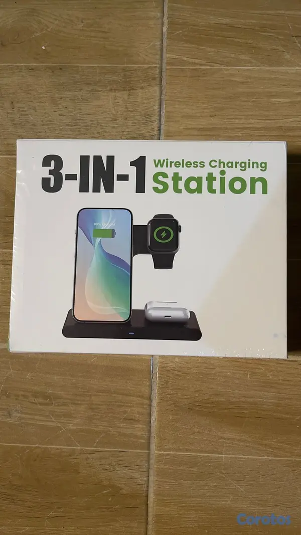otros electronicos - Estación de carga inalámbrica 3 en 1, para iPhone, 1