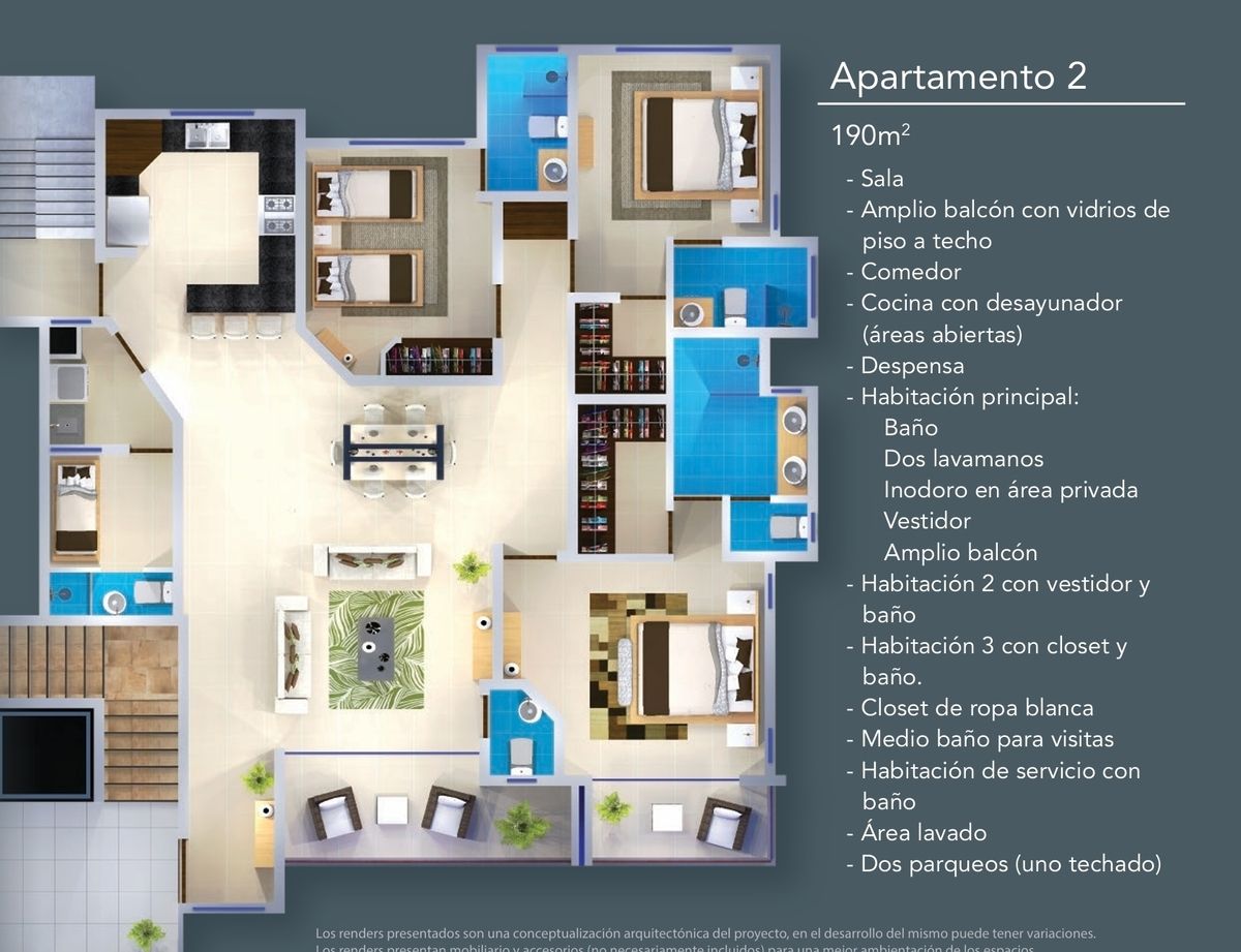apartamentos - Apartamentos en Cerro Hermoso Santiago  5
