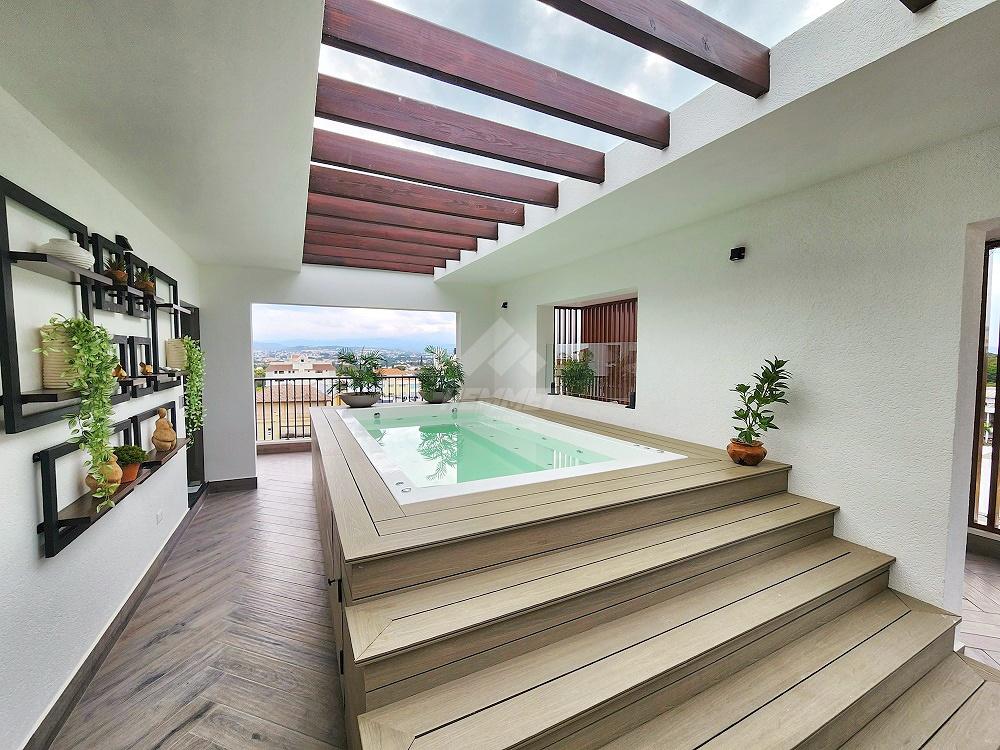 apartamentos - APARTAESTUDIO AMUEBLADO CON PICUZZY Y ROOFTOP LA ESMERALDA SANTIAGO 1