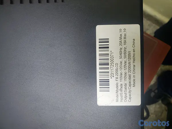 computadoras y laptops - UPS Forza 2200va con Pantalla LCD 3
