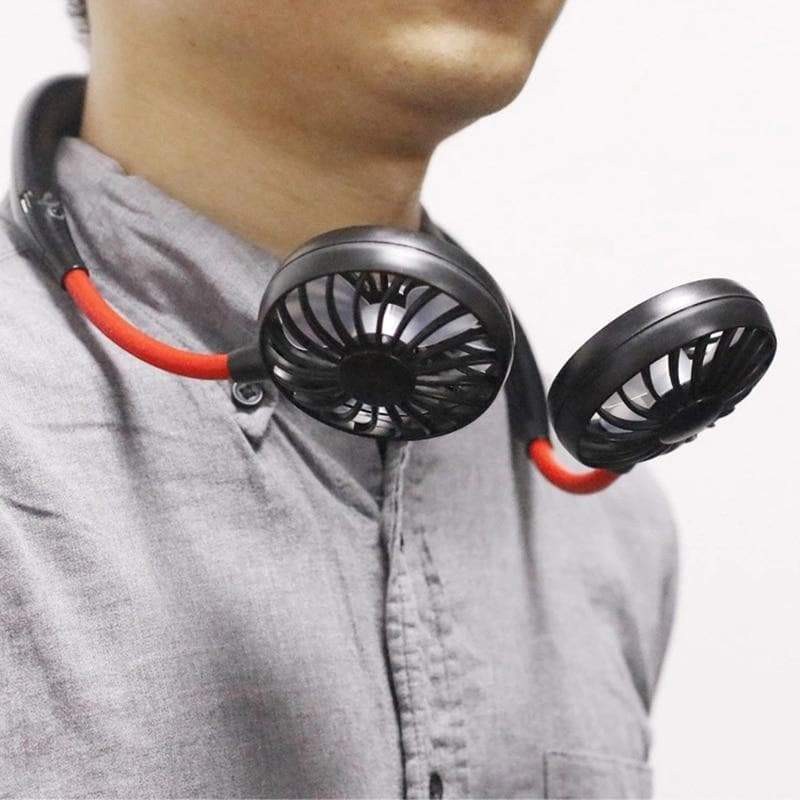 otros electronicos - Mini Ventilador USB portátil para el cuello con batería recargable Abanico 4
