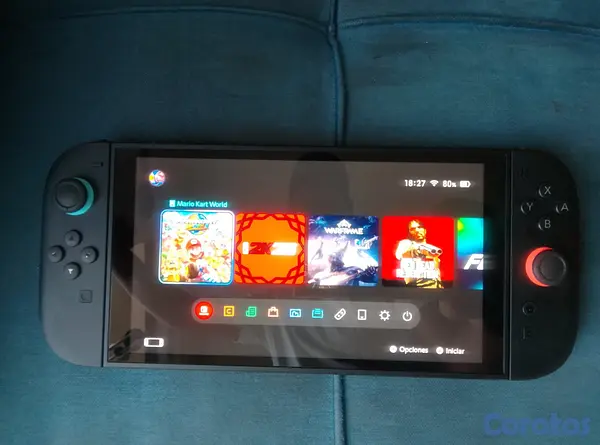 consolas y videojuegos - Venta Nintendo switch 2 con solo una semana de uso 6