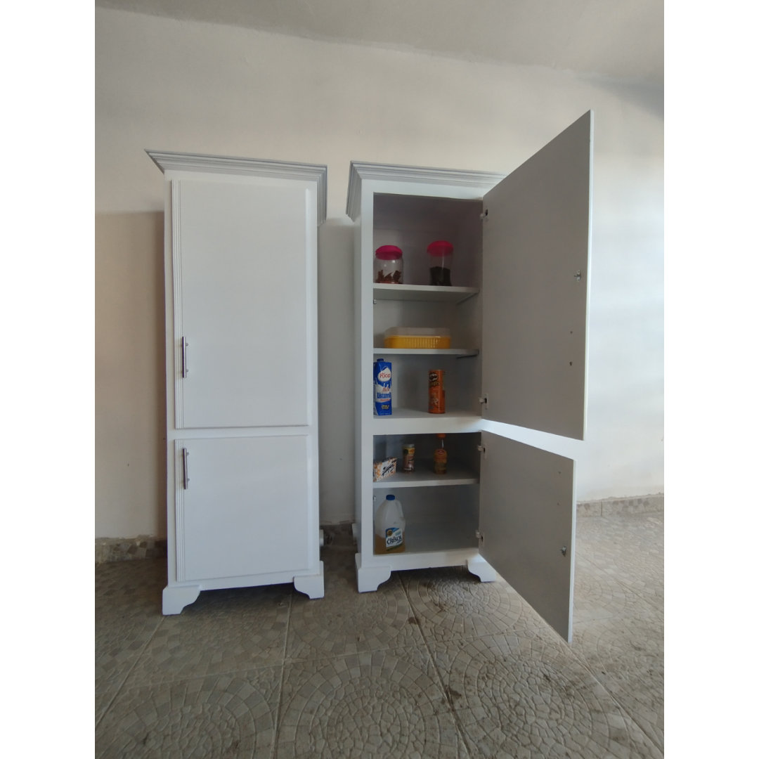 muebles y colchones - Alacena de cocina en blanco  0