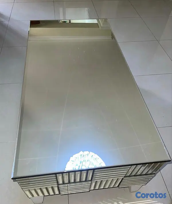muebles y colchones - Vendo mesa de cristal. 4