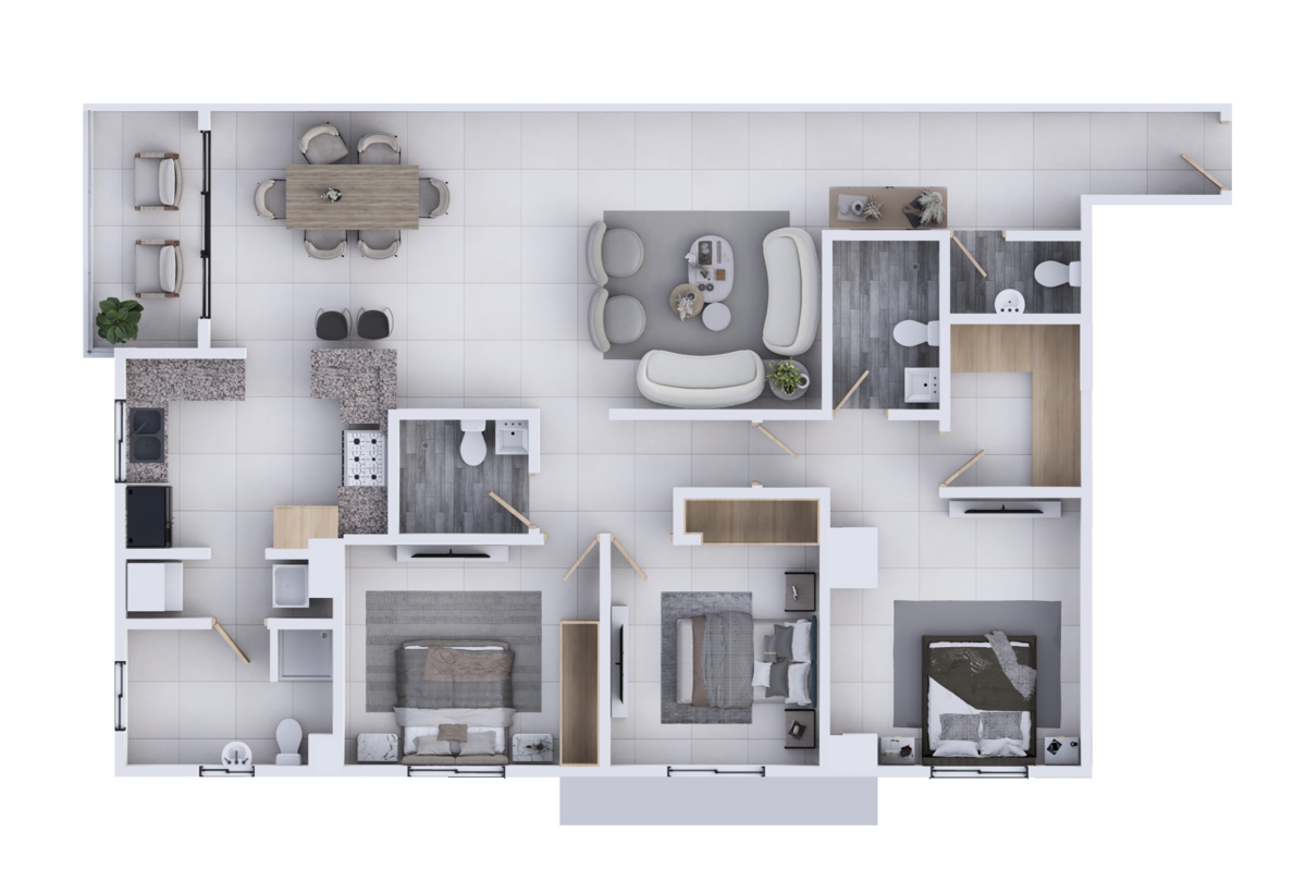 apartamentos - Apartamentos en los Prados de 2 y 3 habitaciones 7