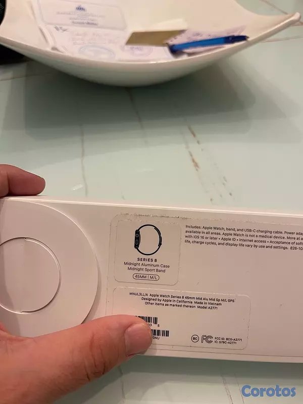 otros electronicos - Apple Watch serie 8 45mm usado  2